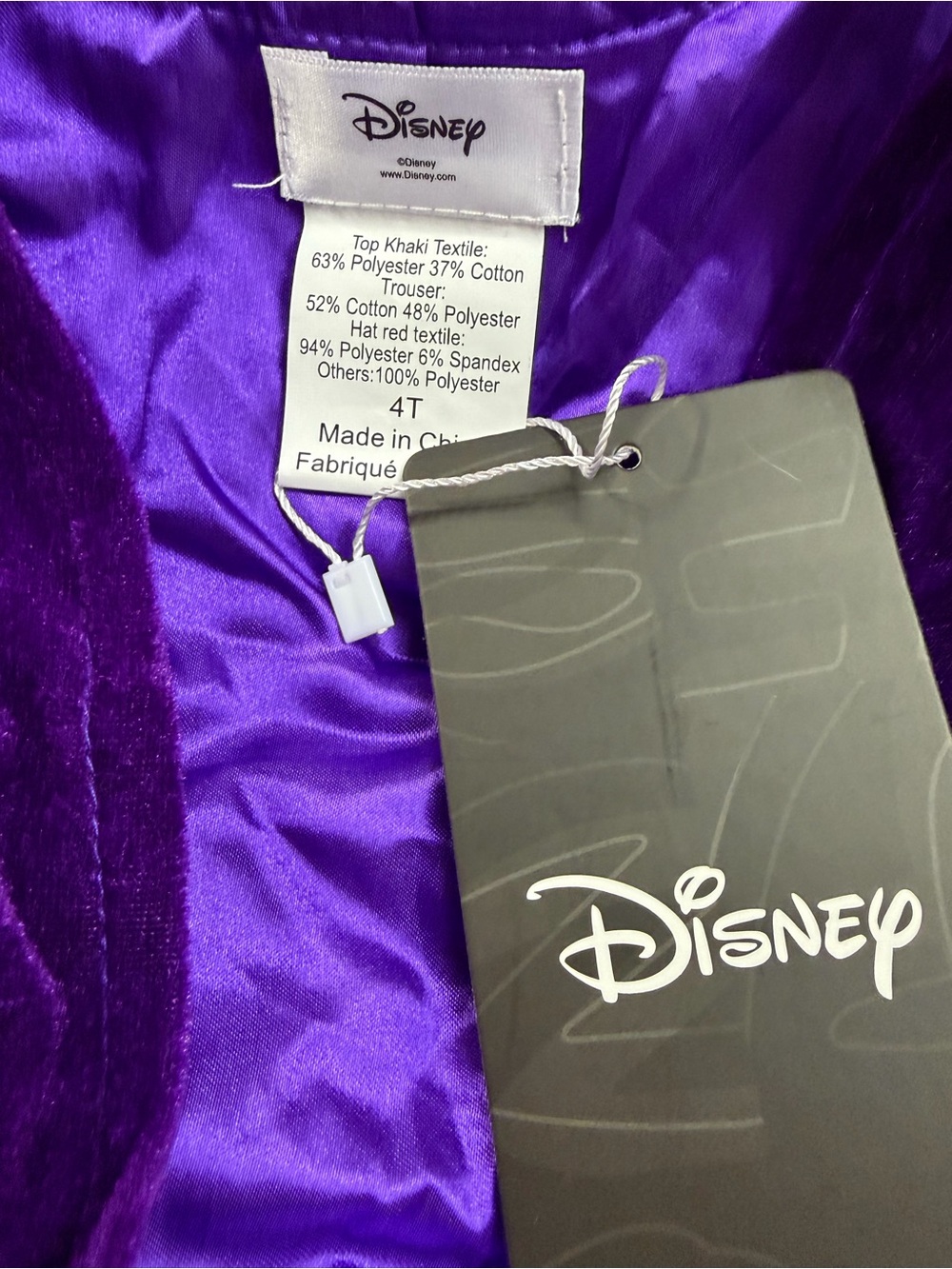 Disney costume. Super soft. - Picture 2 of 4
